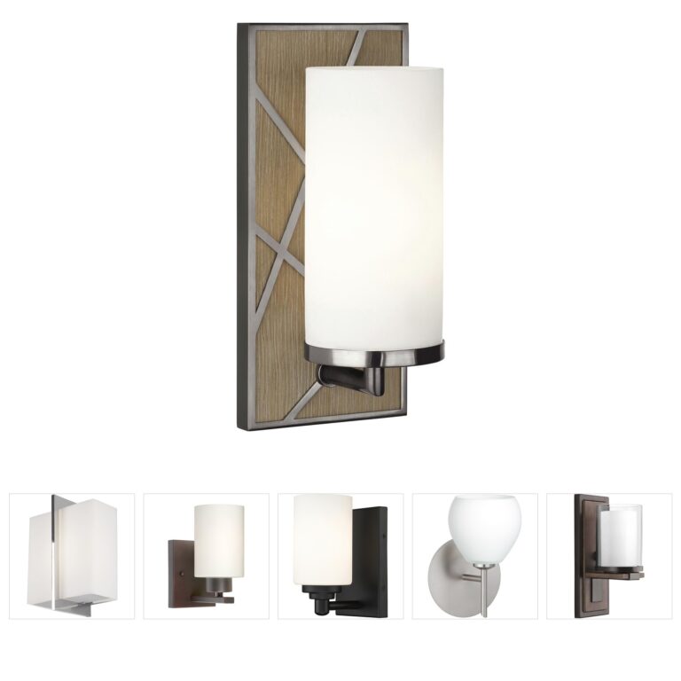 Robert Abbey Michael Berman Bond Wall Sconce in Driftwood Oak Wood