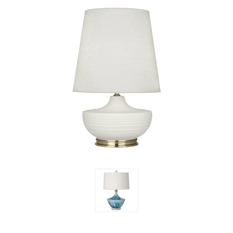 Robert Abbey Michael Berman Nolan Matte Lily Ceramic Table Lamp