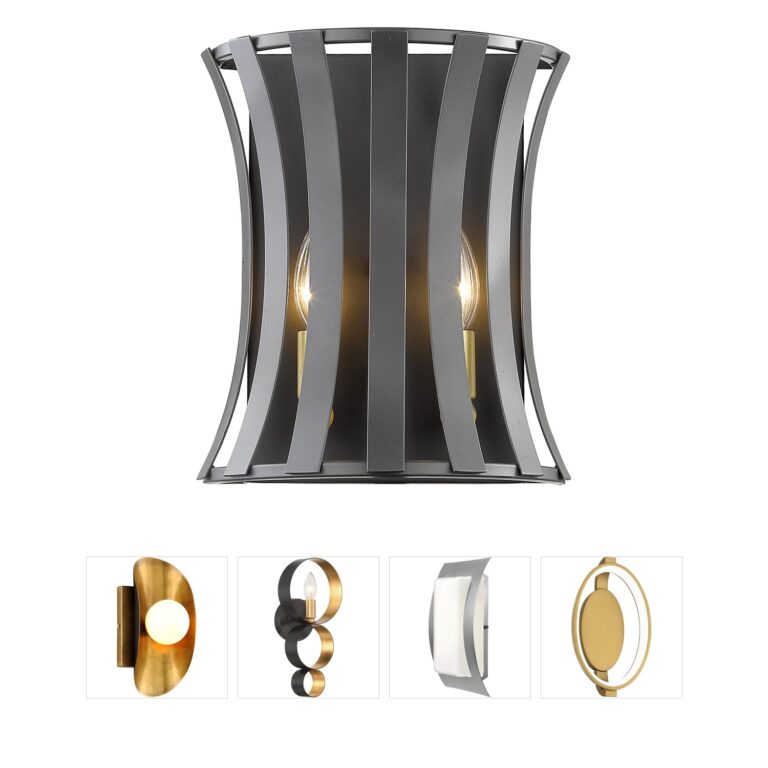 Z-Lite Geist Bronze Gold Steel Wall Sconce
