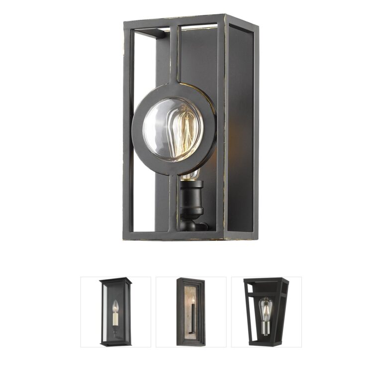 Z-Lite Port Olde Bronze Steel Wall Sconce