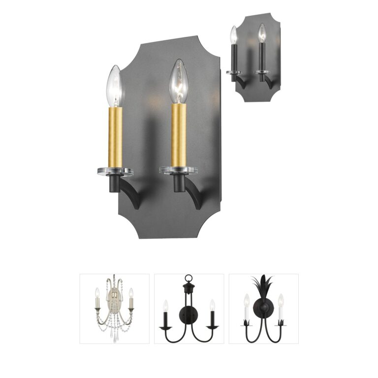 Z-Lite Zander Bronze Steel Wall Sconce