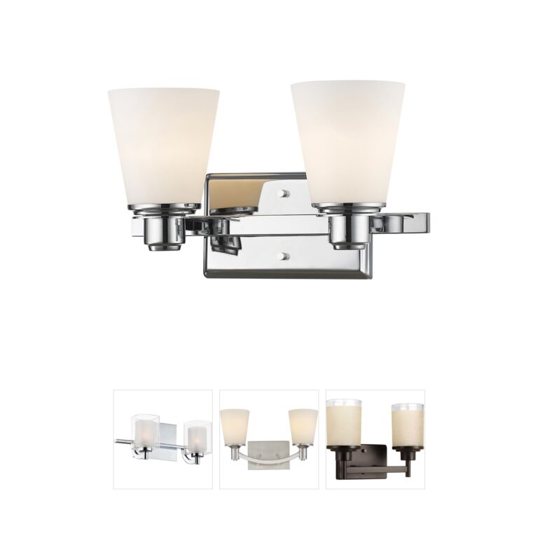 Z-Lite Kayla Chrome 2-Light Vanity Light