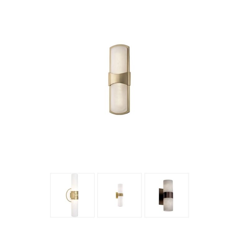 Hudson Valley Valencia Alabaster LED Wall Sconce