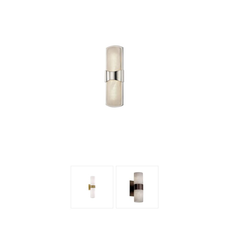 Hudson Valley Valencia Alabaster LED Wall Sconce