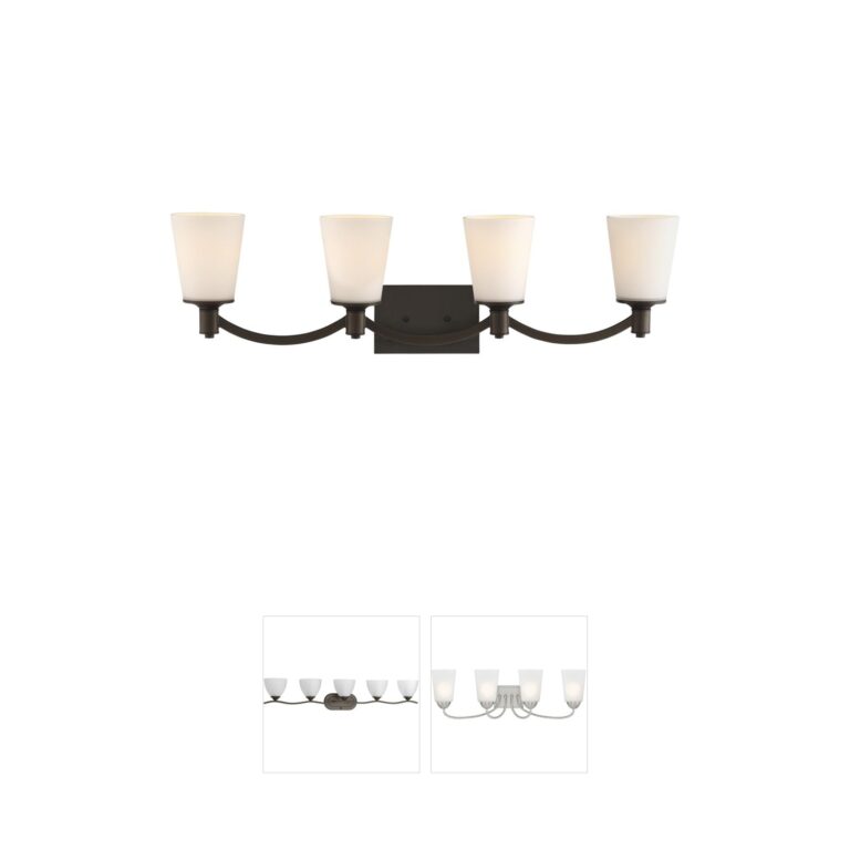 Nuvo Laguna Forest Bronze 4-Light Vanity Light