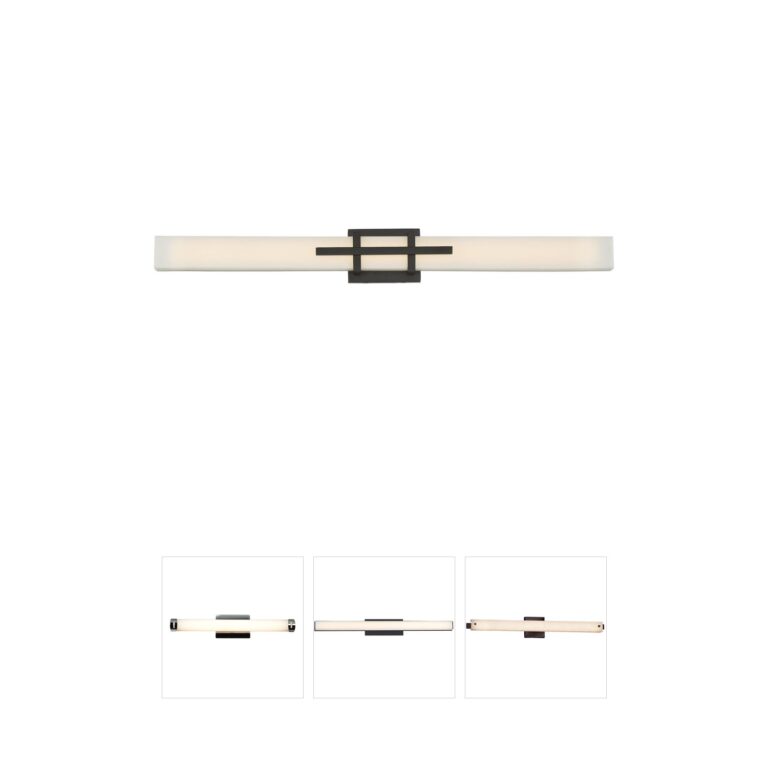 Nuvo Lighting Grill 36-Inch LED Vanity Light in Aged Bronze