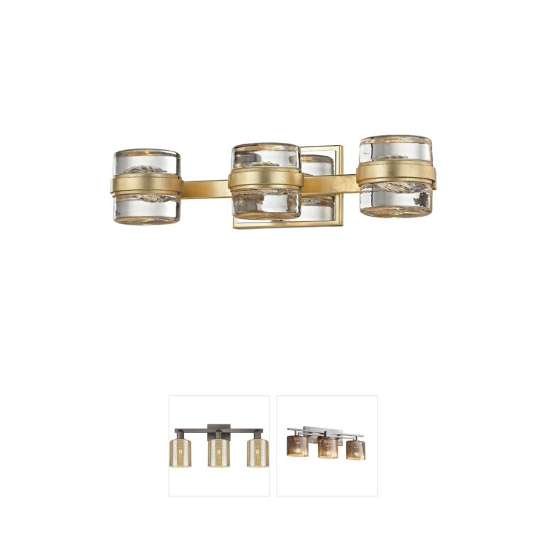 Troy Lighting Splash Gold Leaf Vanity Light