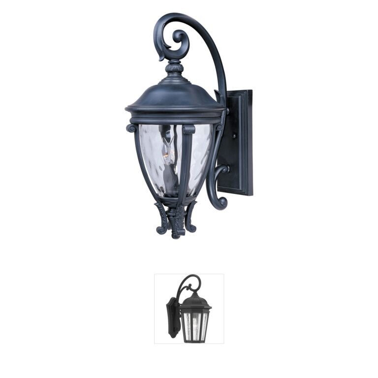 Maxim Lighting Camden VX Black Outdoor Wall Lantern