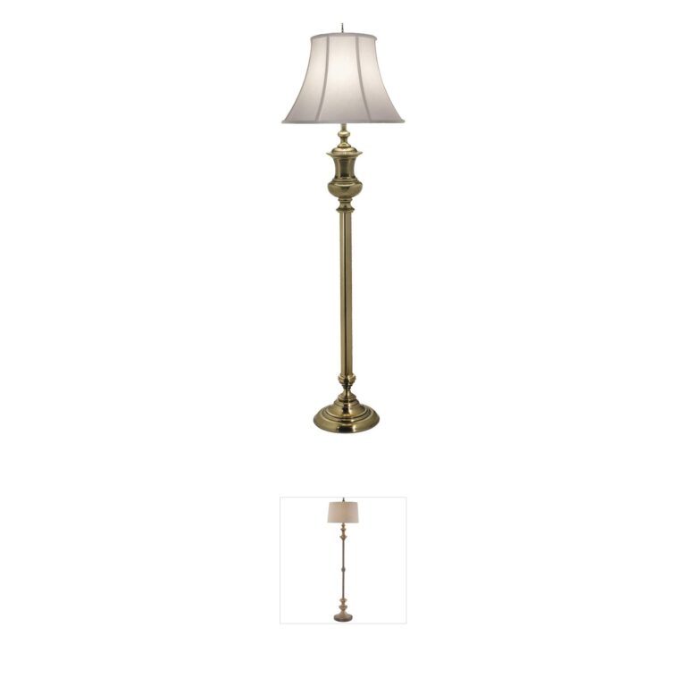 Stiffel Ellie Burnished Brass Floor Lamp