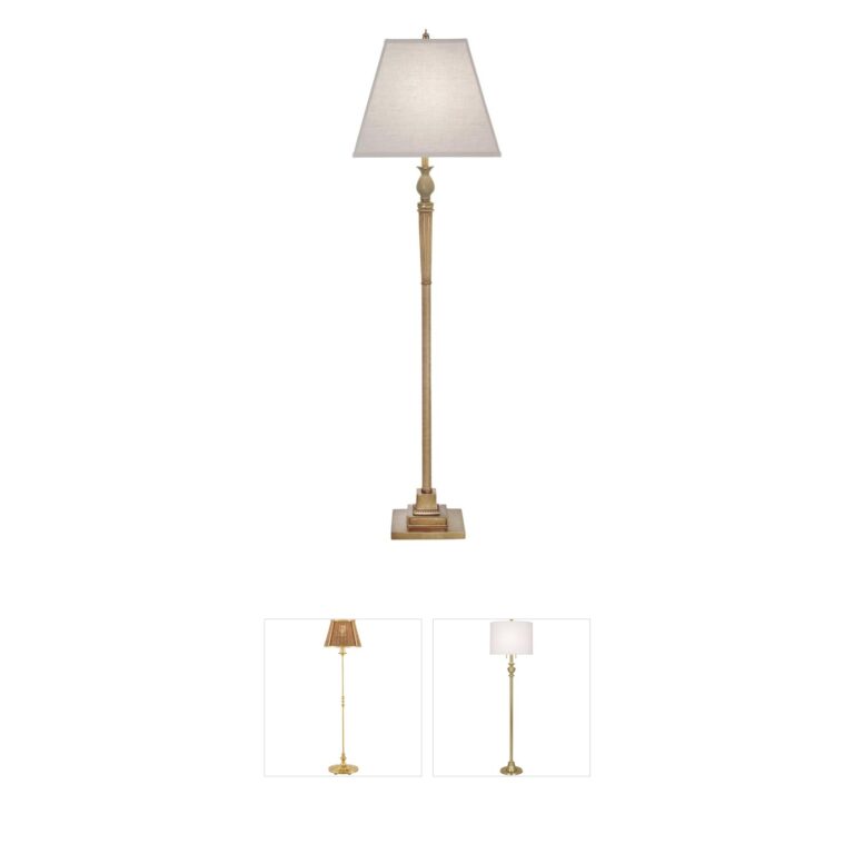 Stiffel Ellie Polished Honey Brass 63-Inch Floor Lamp
