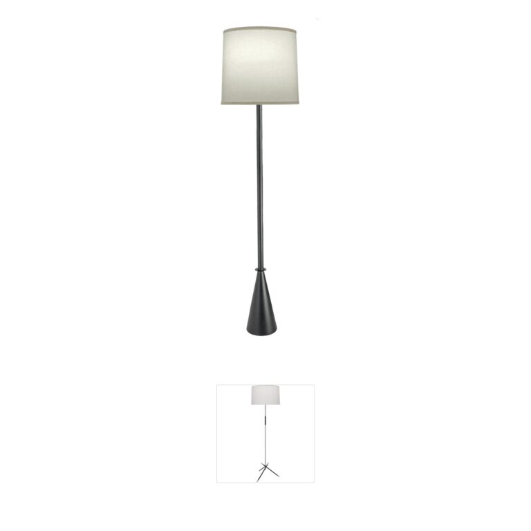 Stiffel Ellie Stonecutter Linen Floor Lamp