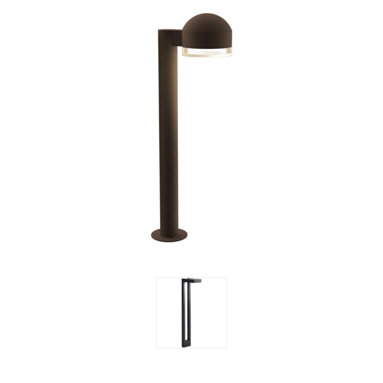 Sonneman Reals Textured Bronze LED Outdoor Bollard