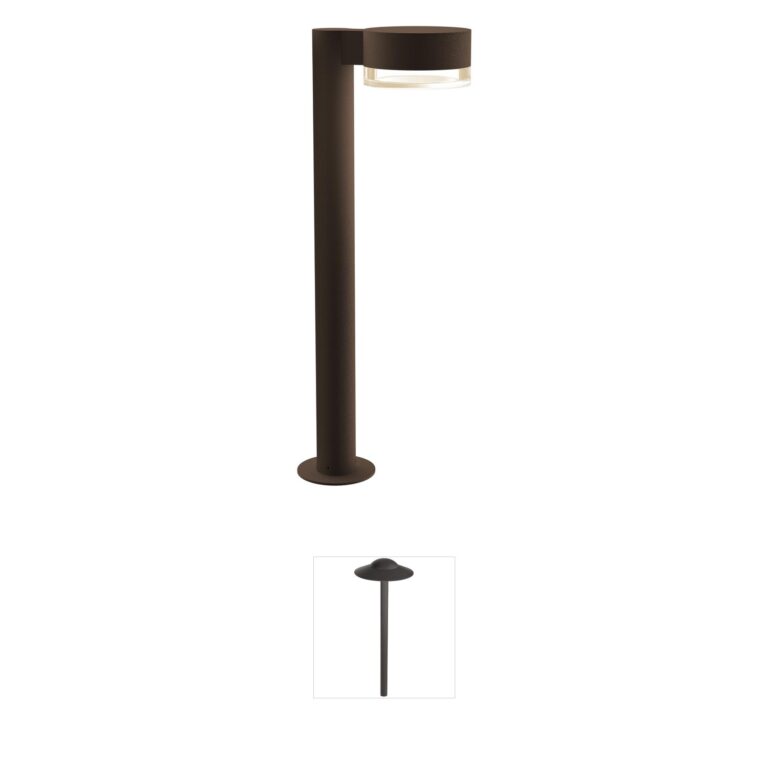 Sonneman Reals Metal & Clear Acrylic Bollard