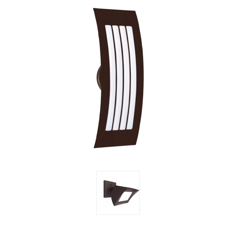Besa Lighting Sail Collection Bronze Steel Outdoor Wall Light