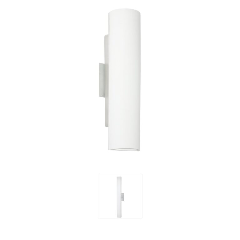 Besa Lighting Darci 16 Polished Nickel & Opal Glass Wall Sconce