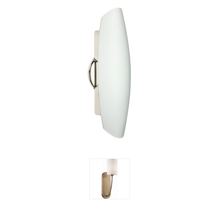 Besa Lighting Aero 16 Polished Nickel LED Wall Sconce