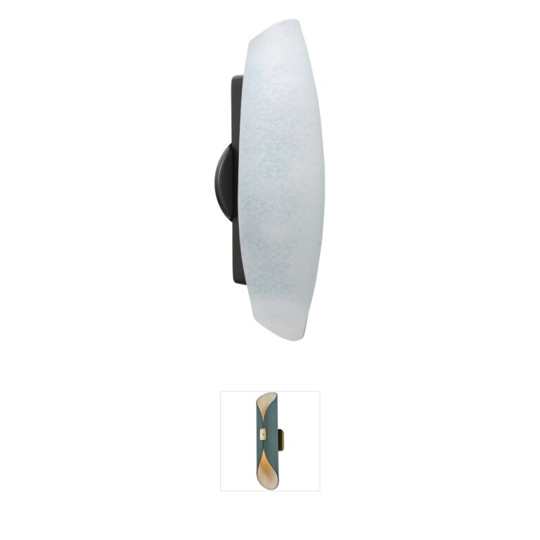 Besa Lighting Aero 16 Bronze Steel & Stucco Wall Sconce