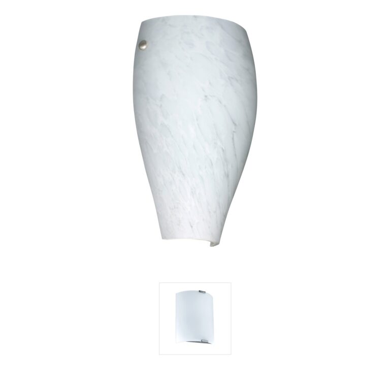 Besa Lighting Chelsea Carrera Glass LED Wall Sconce