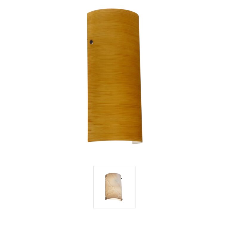 Besa Lighting Torre 14 Bronze & Oak Wall Sconce