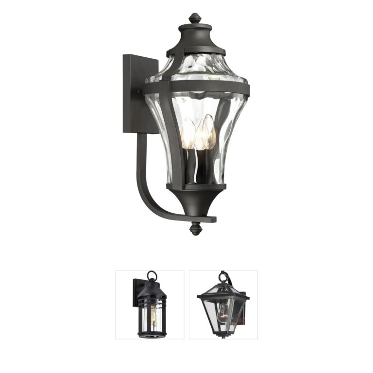 Minka-Lavery Libre Coal Finish Outdoor Wall Light