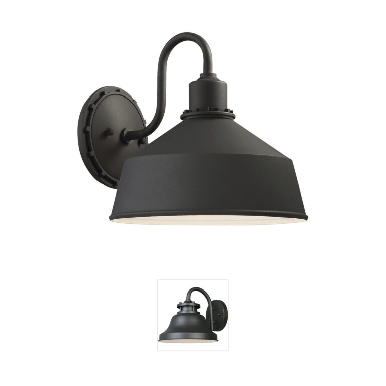 Minka-Lavery Mantiel Coal Aluminum Outdoor Wall Light
