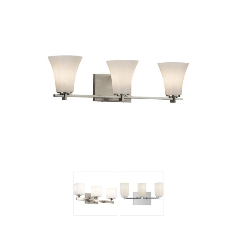 Justice Design Group Clouds Resin LED Bathroom Vanity Light