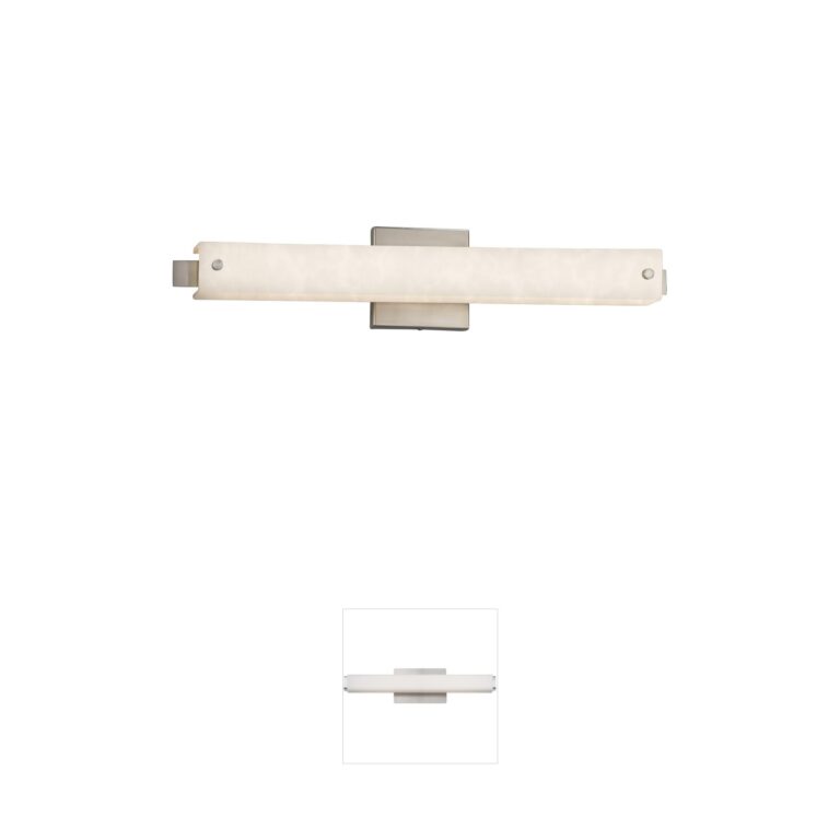 Justice Design Group Clouds Brushed Nickel 23-Inch LED Bathroom Vanity Light