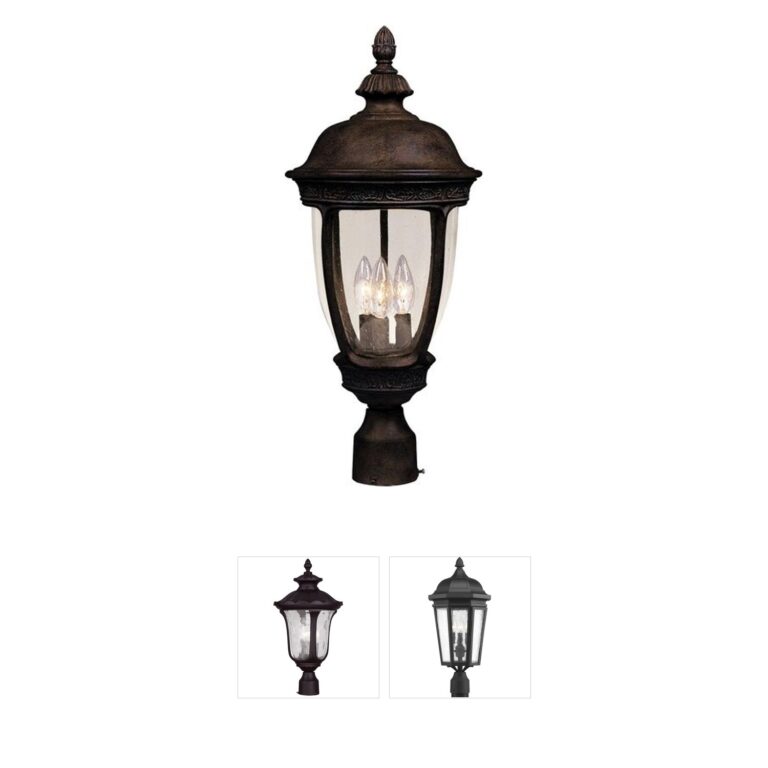 Maxim Lighting Knob Hill DC Sienna Post Lantern