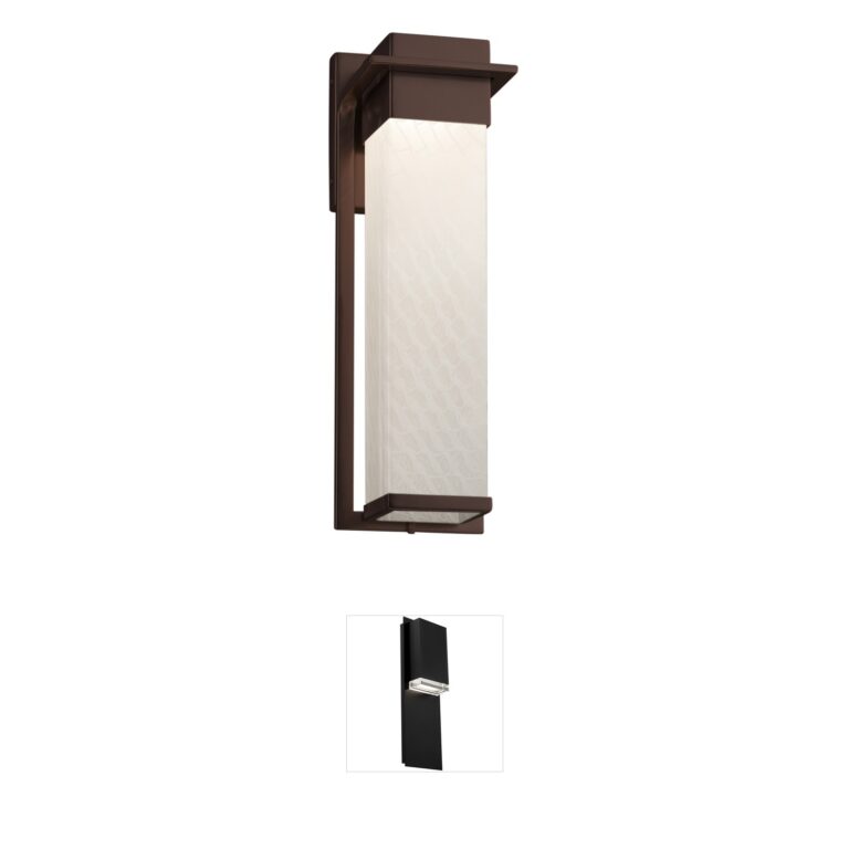 Justice Design Fusion Artisan LED Outdoor Wall Sconce
