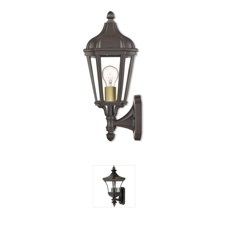 Livex Lighting Morgan Bronze Cast Aluminum Outdoor Wall Lantern