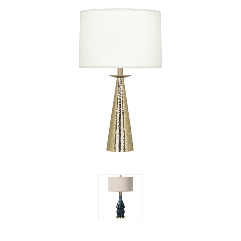 Robert Abbey Dal Modern Brass Accent Table Lamp