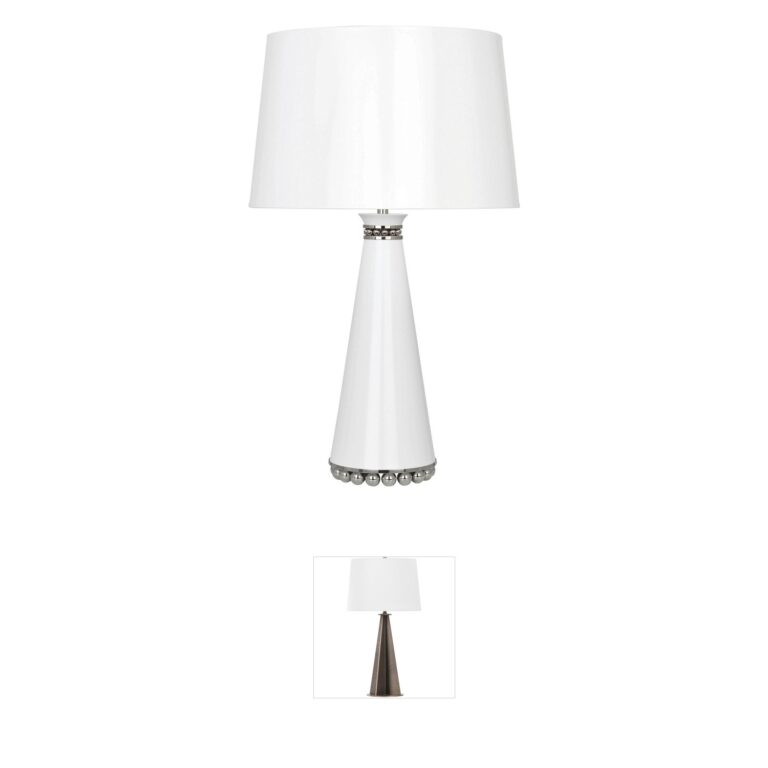 Robert Abbey Pearl Lily Opaque Parchment Table Lamp