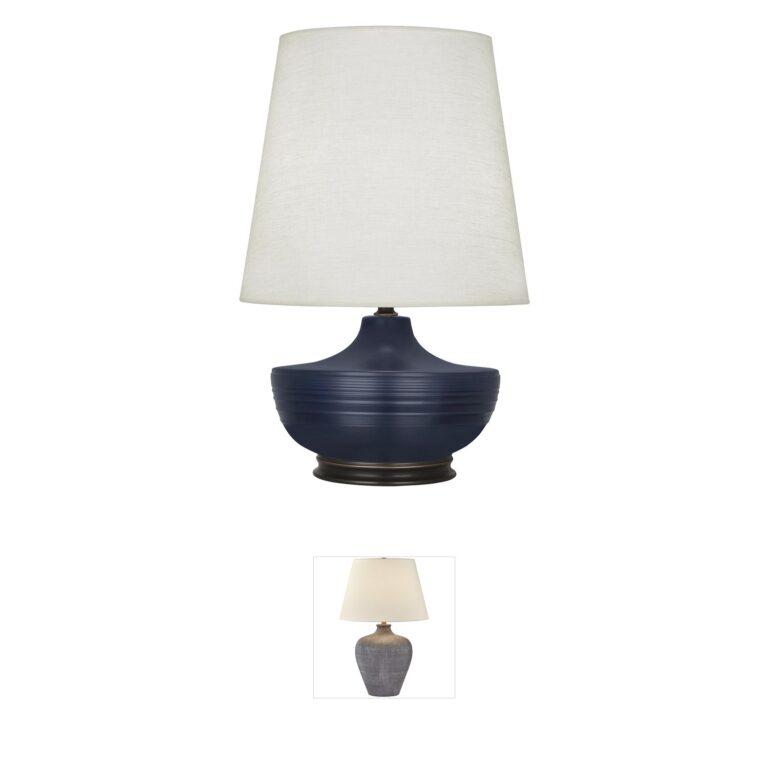 Robert Abbey Michael Berman Nolan Glazed Ceramic Table Lamp