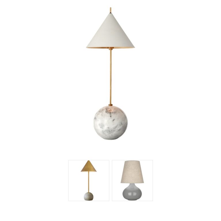 Visual Comfort Kelly Wearstler Cleo Antique Brass Table Lamp