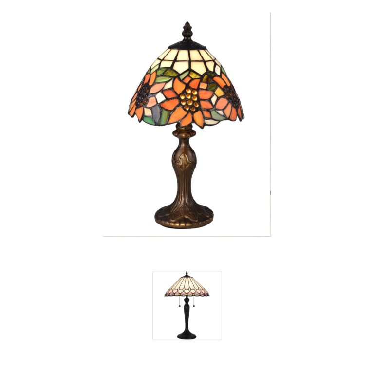 Dale Tiffany Evelyn Antique Bronze Resin Table Lamp