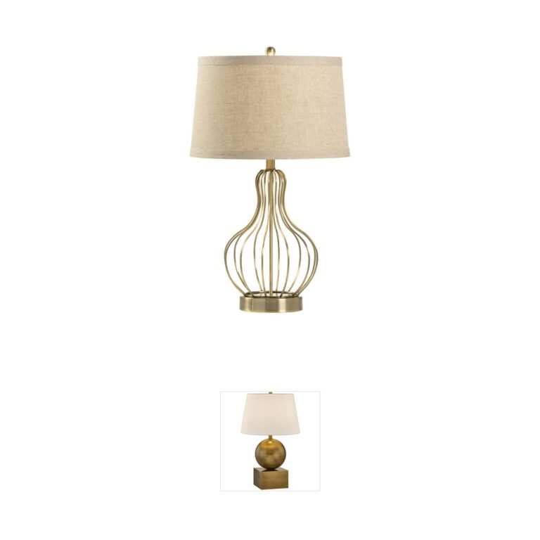 Wildwood MarketPlace Antique Brass Metal Table Lamp