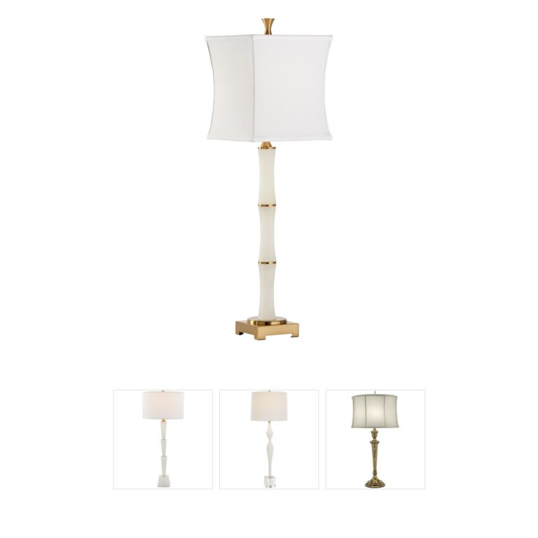 Wildwood Collection Alabaster Table Lamp