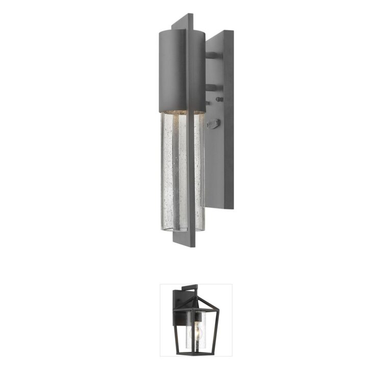 Hinkley Shelter Hematite LED Outdoor Wall Light