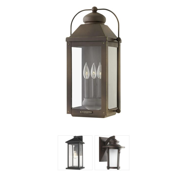 Hinkley Heritage Anchorage Light Oiled Bronze Outdoor Wall Lantern