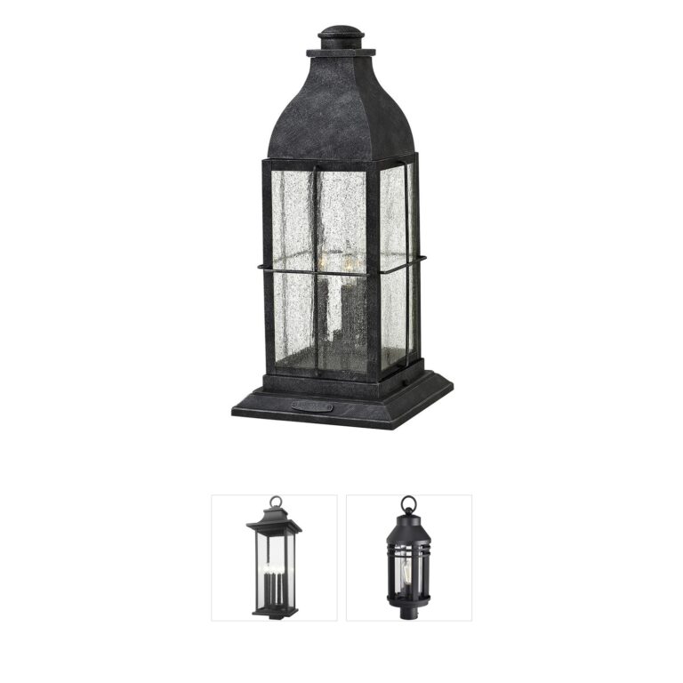 Hinkley Heritage Bingham Greystone Pier Mount Lantern
