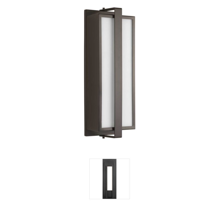 Progress Lighting Diverge Architectural Bronze Etched Glass Outdoor Wall Lantern