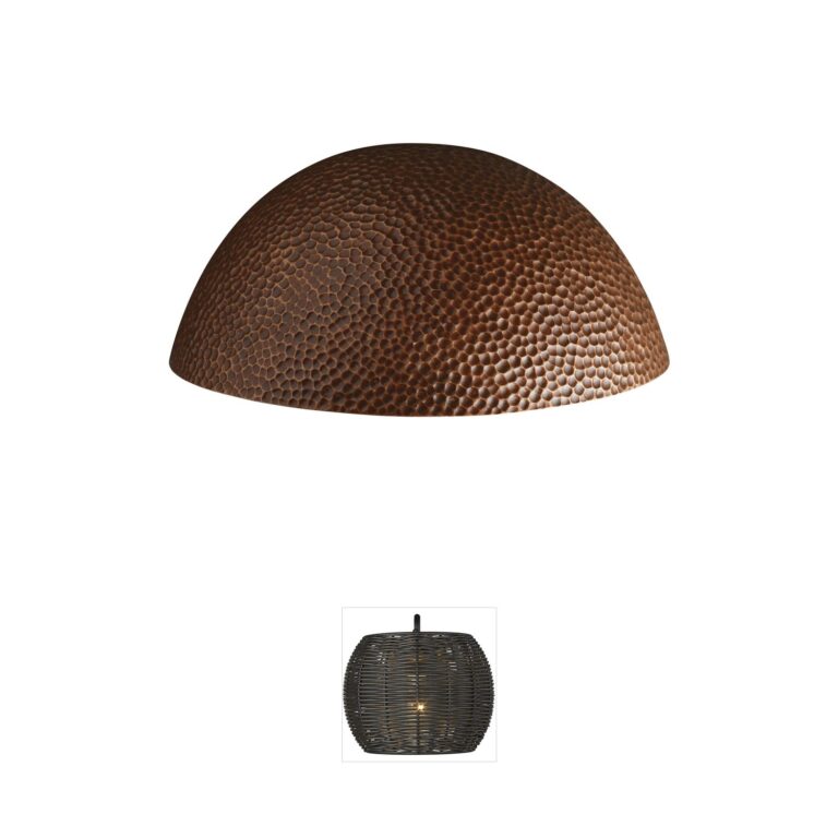 Justice Design Ambiance Quarter Sphere Bisque Ceramic Outdoor LED Wall Sconce