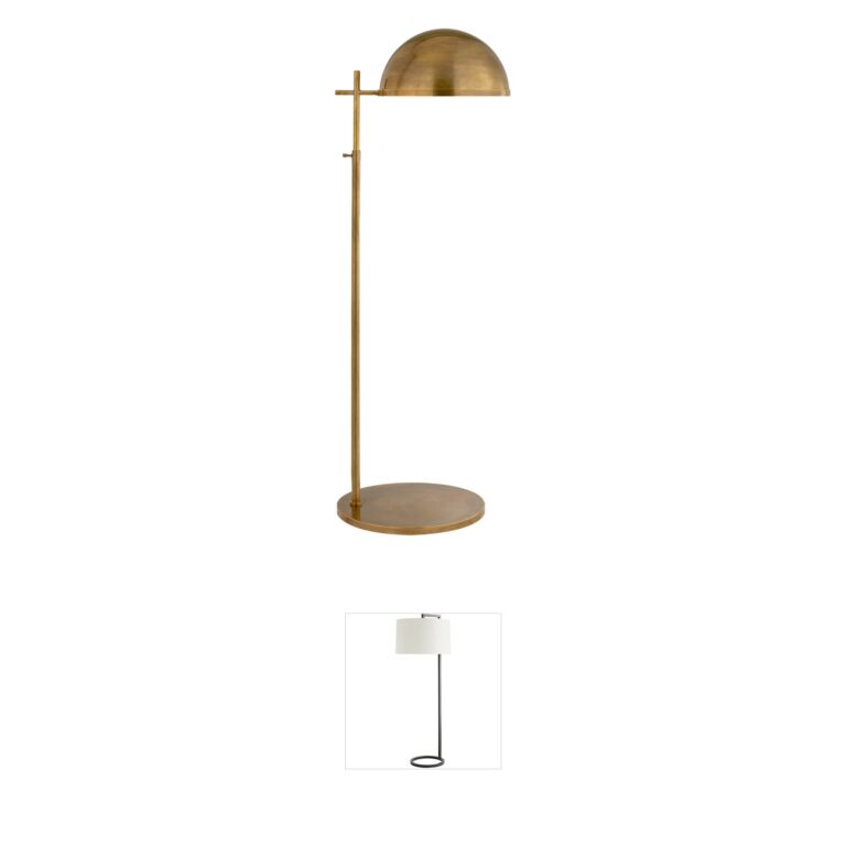 Visual Comfort Signature Collection Kelly Wearstler Dulcet Antique-Burnished Brass Pharmacy Floor Lamp