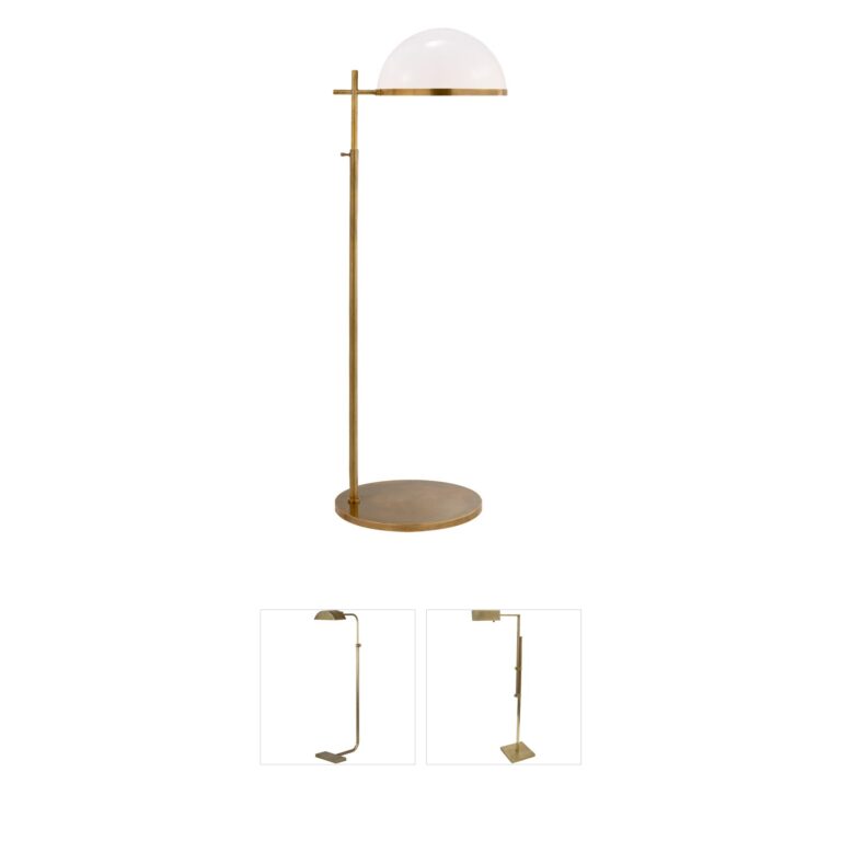 Visual Comfort Signature Collection Kelly Wearstler Dulcet Antique-Burnished Brass Floor Lamp