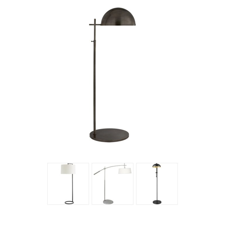 Visual Comfort Signature Collection Kelly Wearstler Dulcet Bronze Pharmacy Floor Lamp