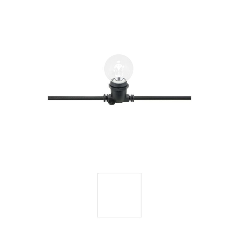 American Lighting Commerical Grade Light String - 330ft Black E17 Stringer