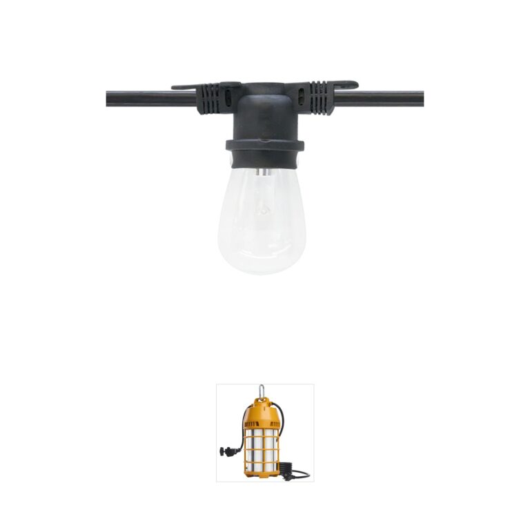 American Lighting Commercial Grade Light String - Black