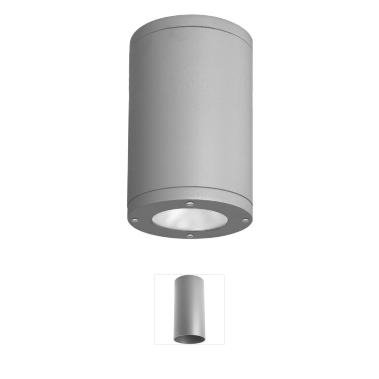 WAC Lighting Tube Arch Graphite Aluminum LED Outdoor Flush Mount