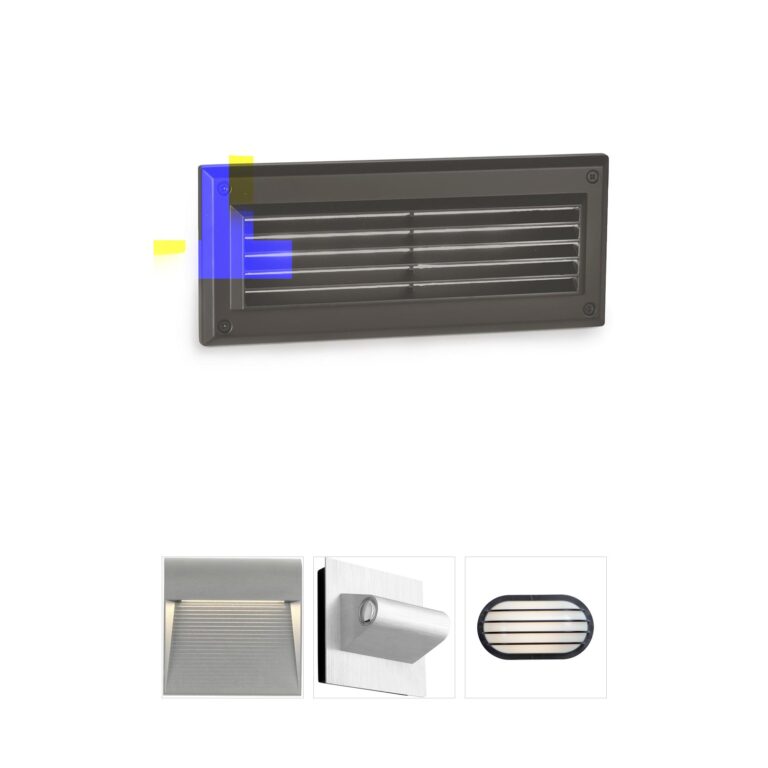 WAC Lighting Endurance Louvered LED Aluminum Brick Light