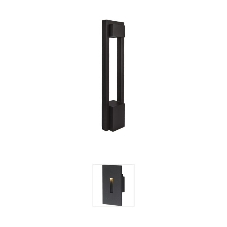 WAC Lighting Park K-Alloy LED Outdoor Bollard in Black
